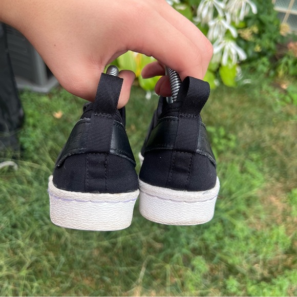 Women’s Adidas Superstar Slip-on Black White Modern Shoes Sneakers S81337 Size 6 - Picture 6 of 7